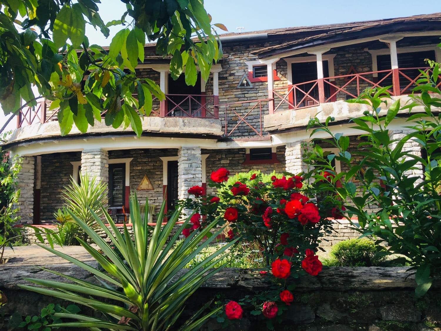 Annapurna Mon Village garden house nepal guest house